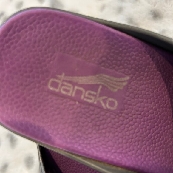 DANSKO, MULES - SLIDE ON SHOES, GRAY IN GREAT CONDITION. WORN ONCE. - Picture 3 of 4